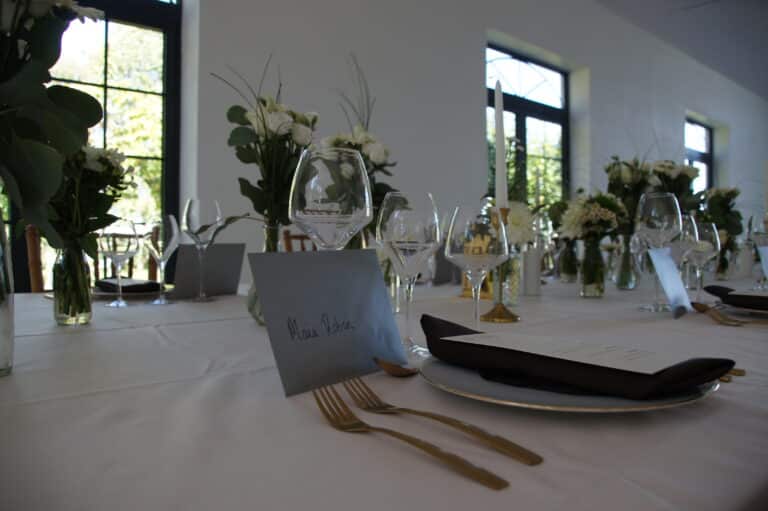 Décoration de table de mariage par Ducastel Traiteur en Normandie